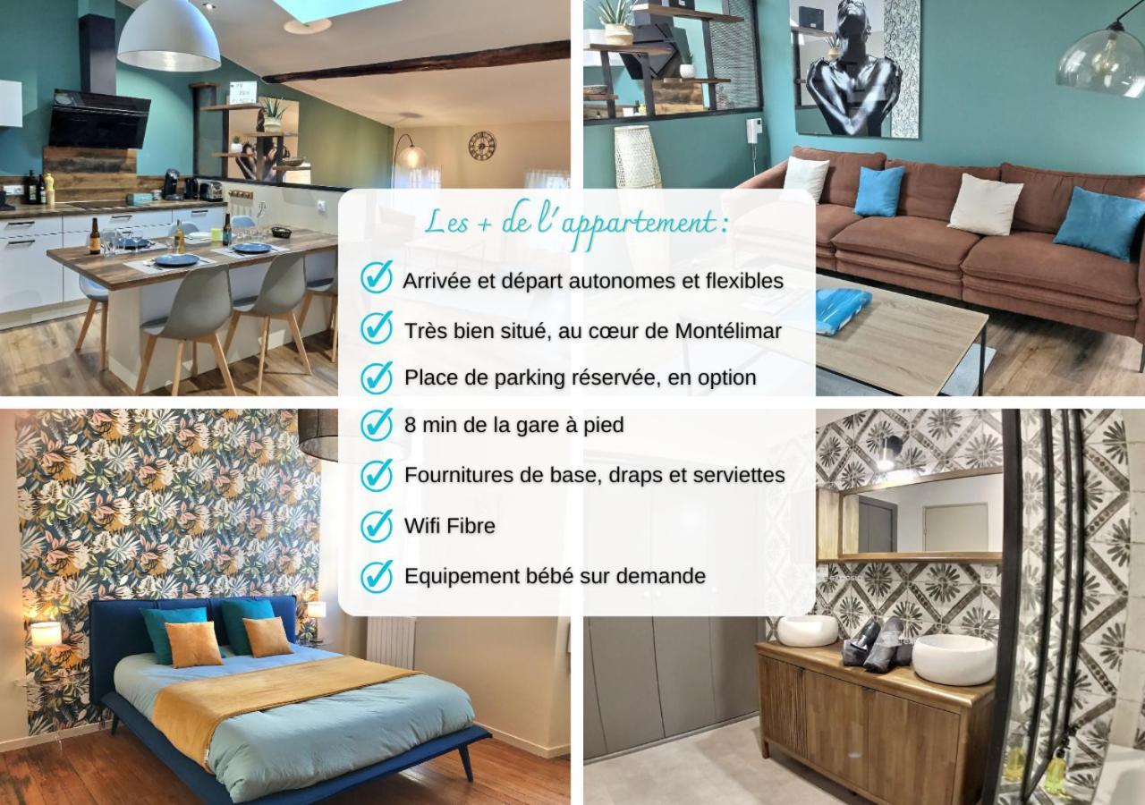 Apartment Myzenplace - Duplex 100m2 Cosy, Atypique, Situation Ideale, Parking Montélimar